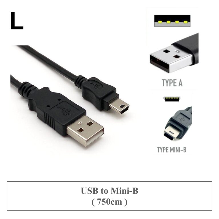 L ✤ USB to Mini-B ( 750cm )